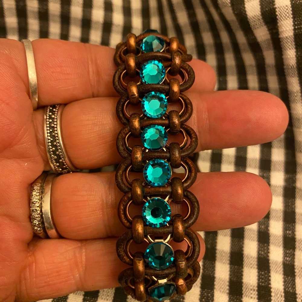 Beautiful blue stone bracelet